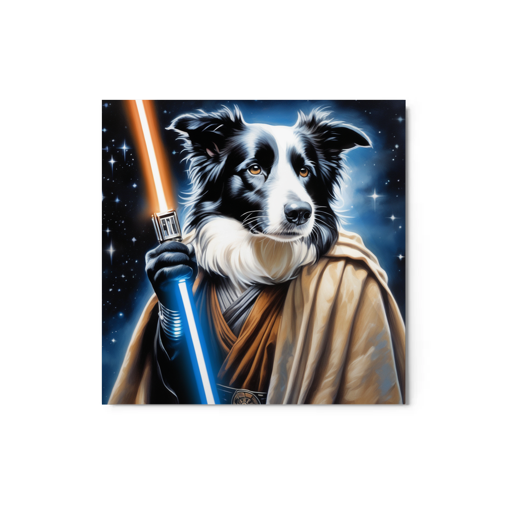 PugMug Custom Border Collie Metal Print