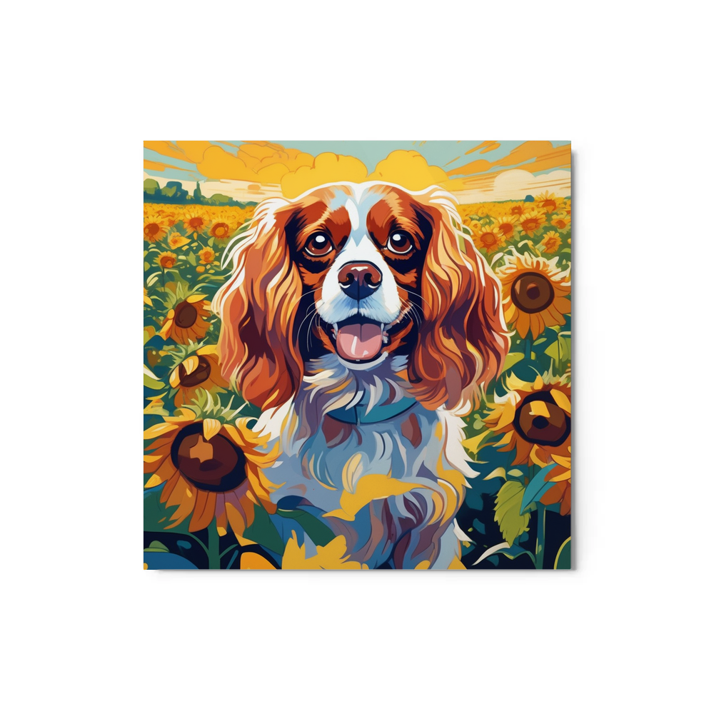 PugMug Custom Cavalier King Charles Spaniel Metal Print