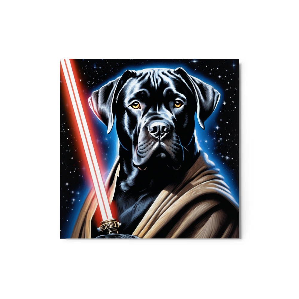 PugMug Custom Cane Corso Metal Print