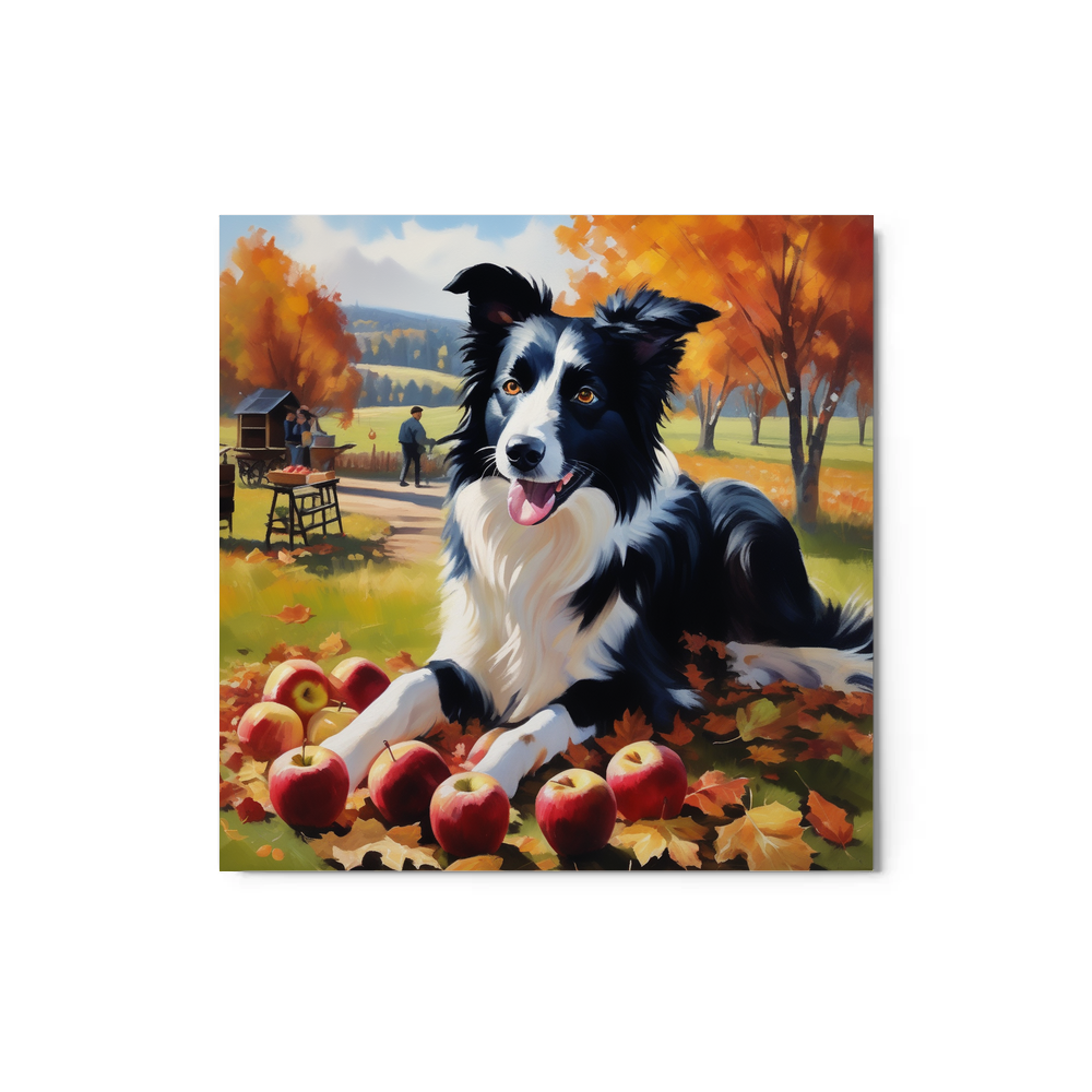 PugMug Custom Border Collie Metal Print