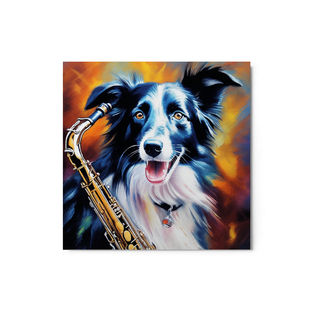 PugMug Custom Border Collie Metal Print