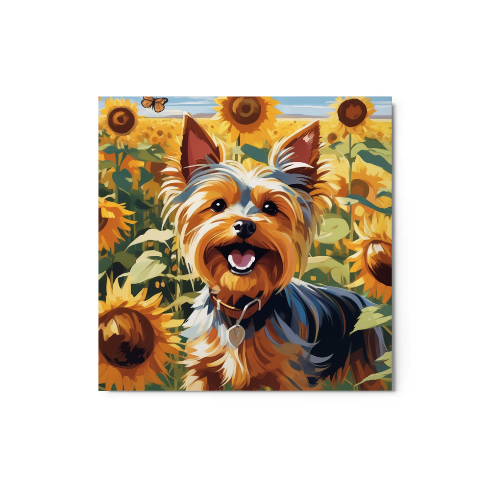 PugMug Custom Yorkshire Terrier Metal Print