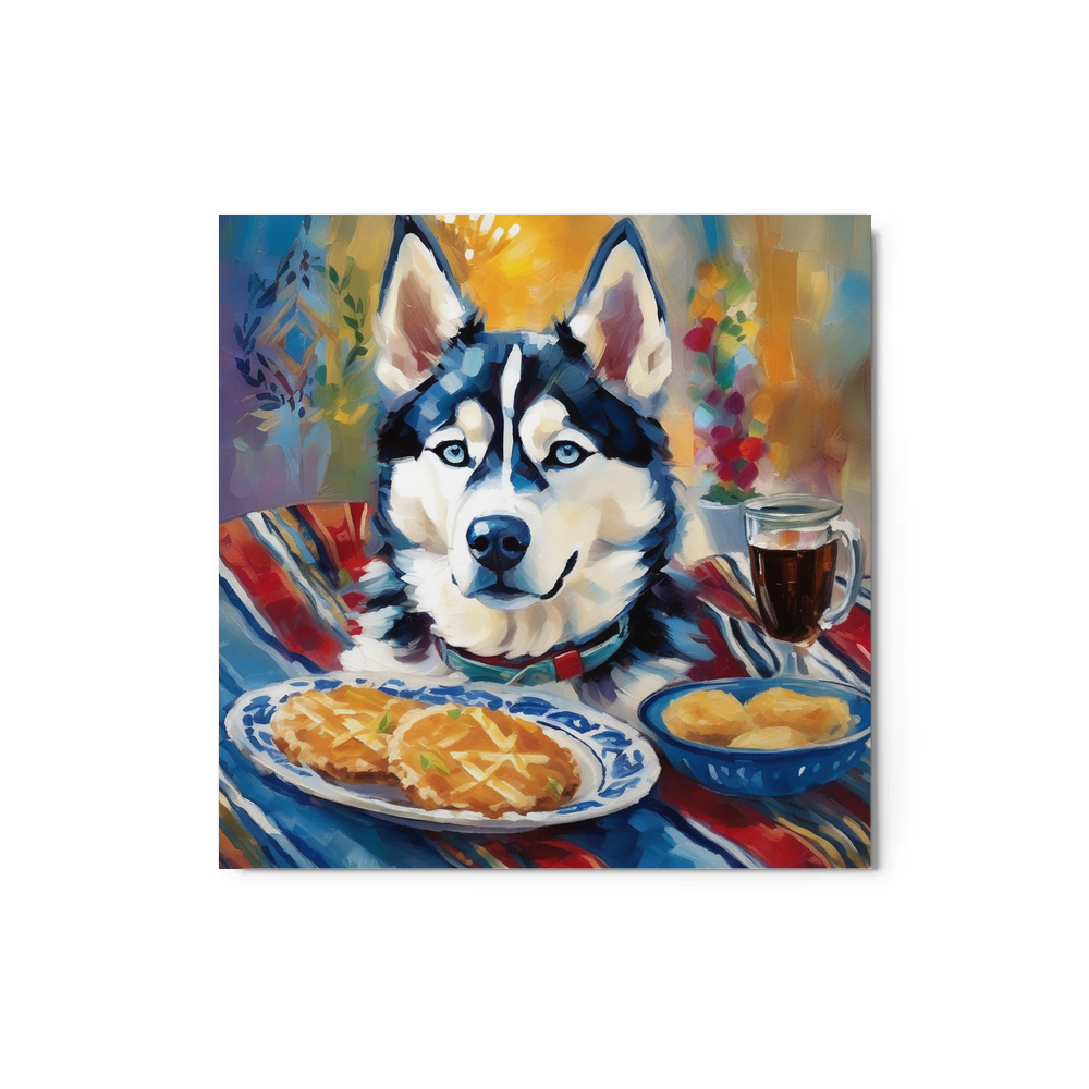 PugMug Custom Siberian Husky Metal Print