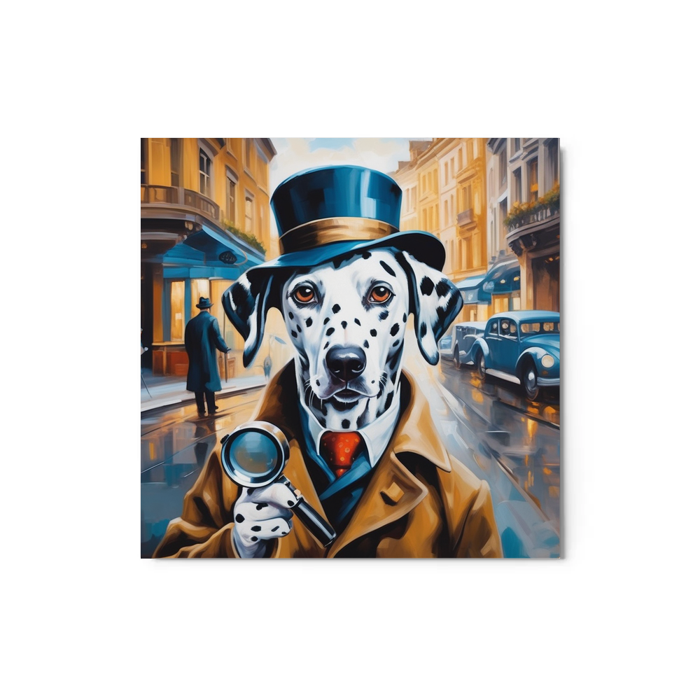 PugMug Custom Dalmatian Metal Print