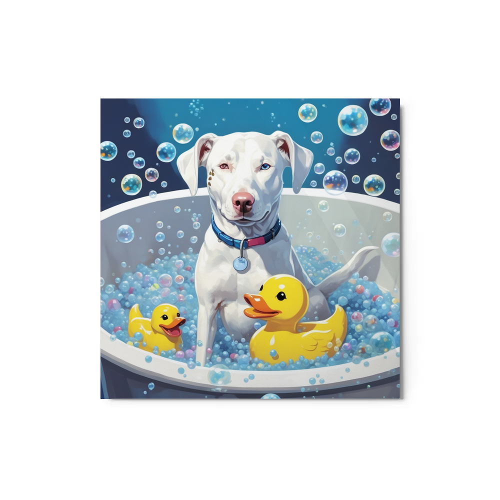 PugMug Custom Penny Metal Print