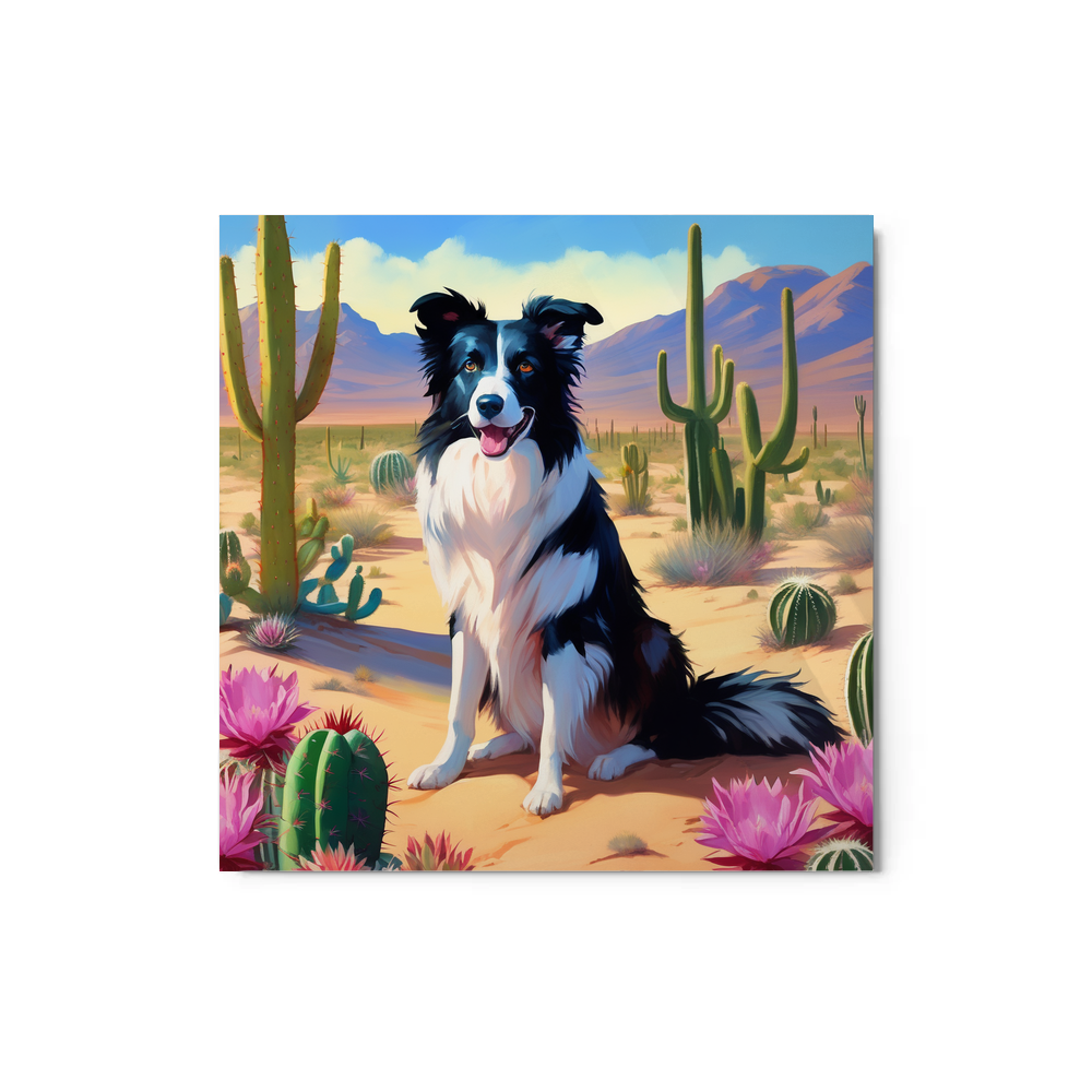 PugMug Custom Border Collie Metal Print