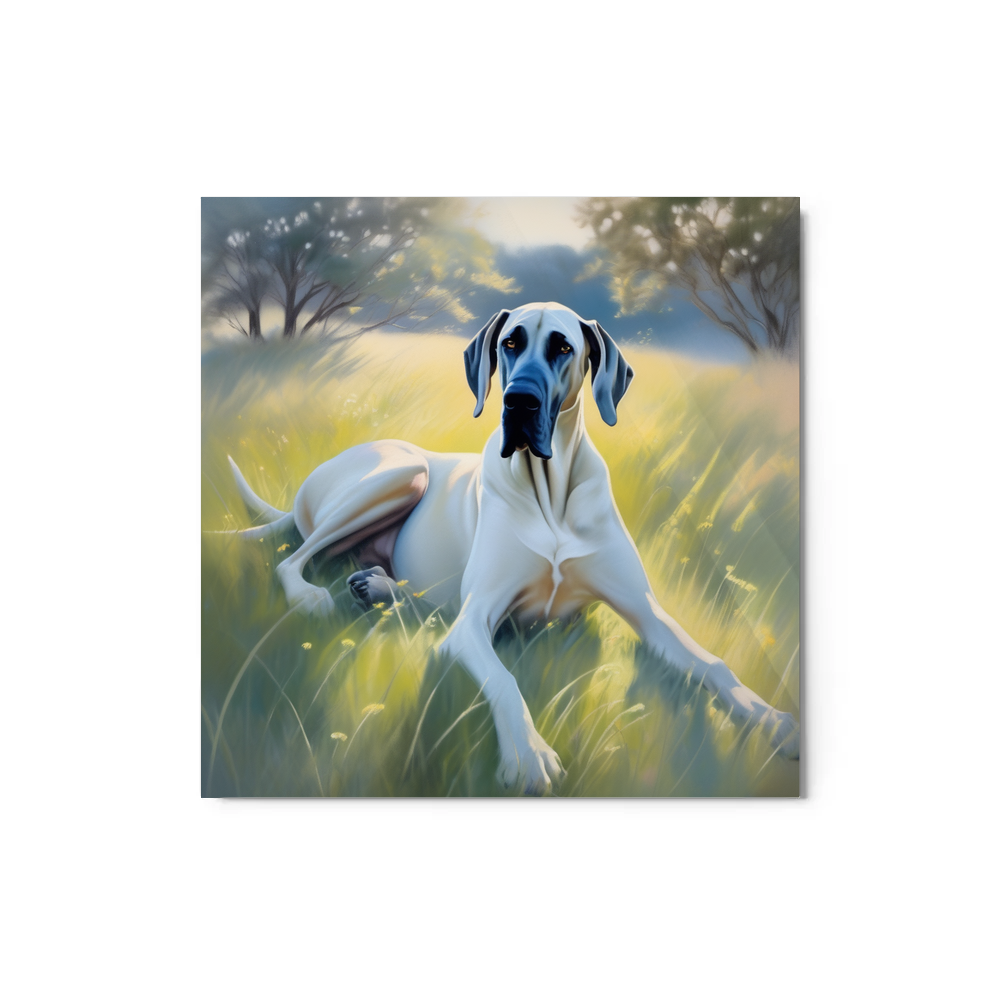 PugMug Custom Great Dane Metal Print