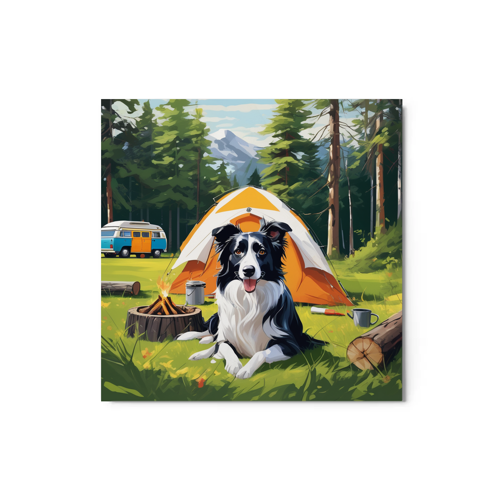 PugMug Custom Border Collie Metal Print