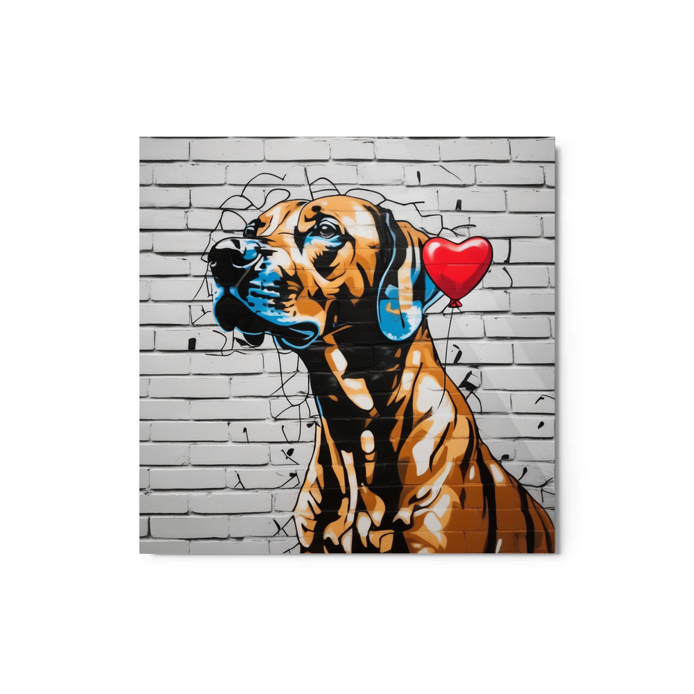 PugMug Custom Pet Metal Print