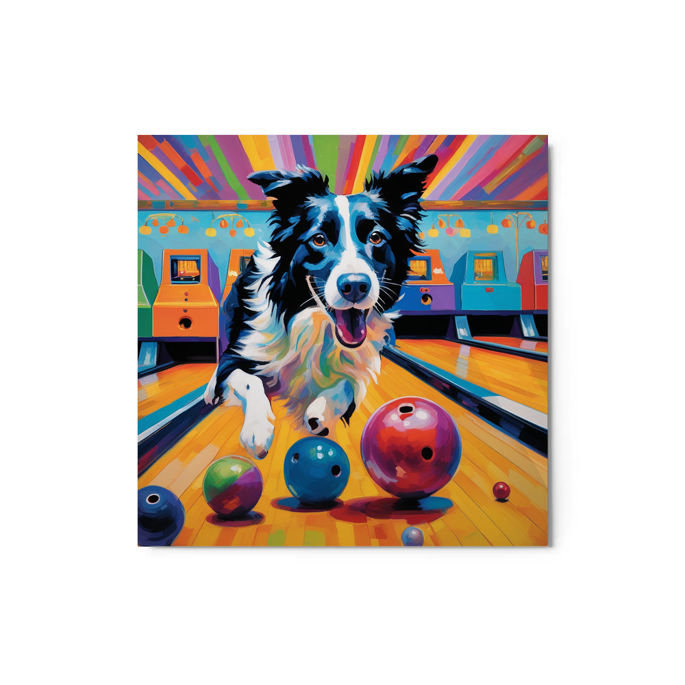 PugMug Custom Border Collie Metal Print