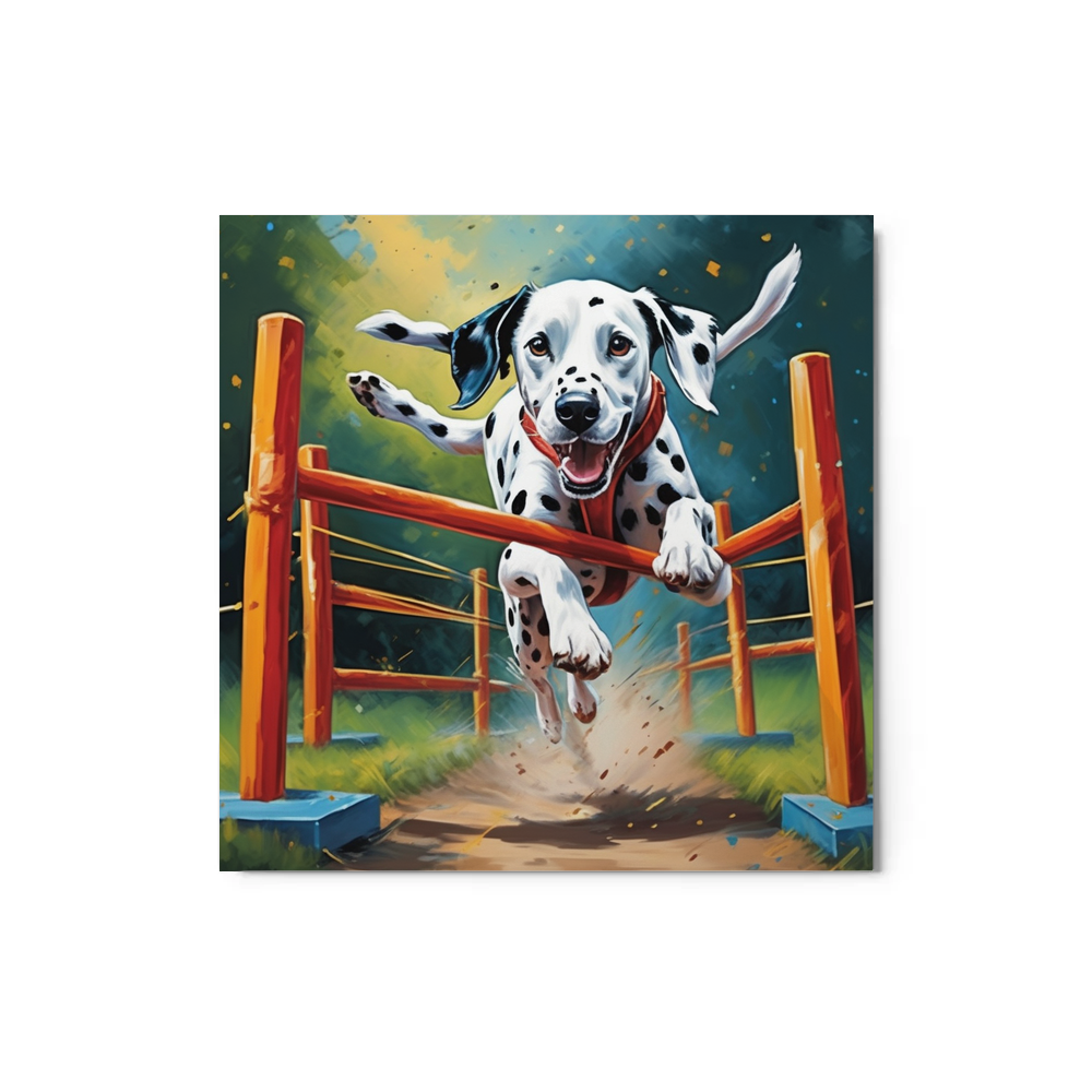 PugMug Custom Dalmatian Metal Print