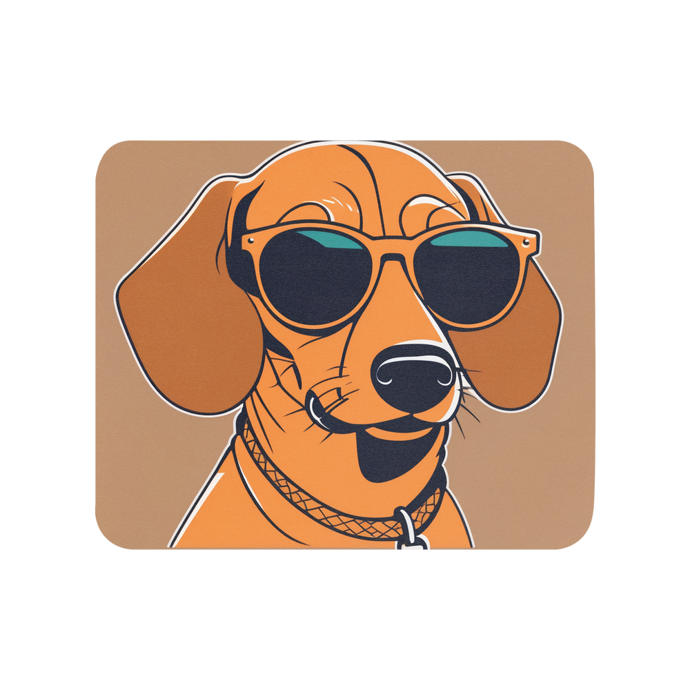 PugMug Custom Tan Dachshund Mouse Pad