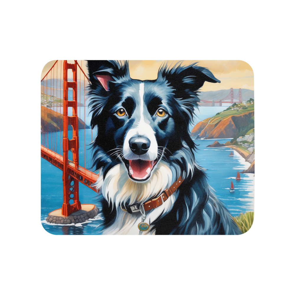 PugMug Custom Border Collie Mouse Pad