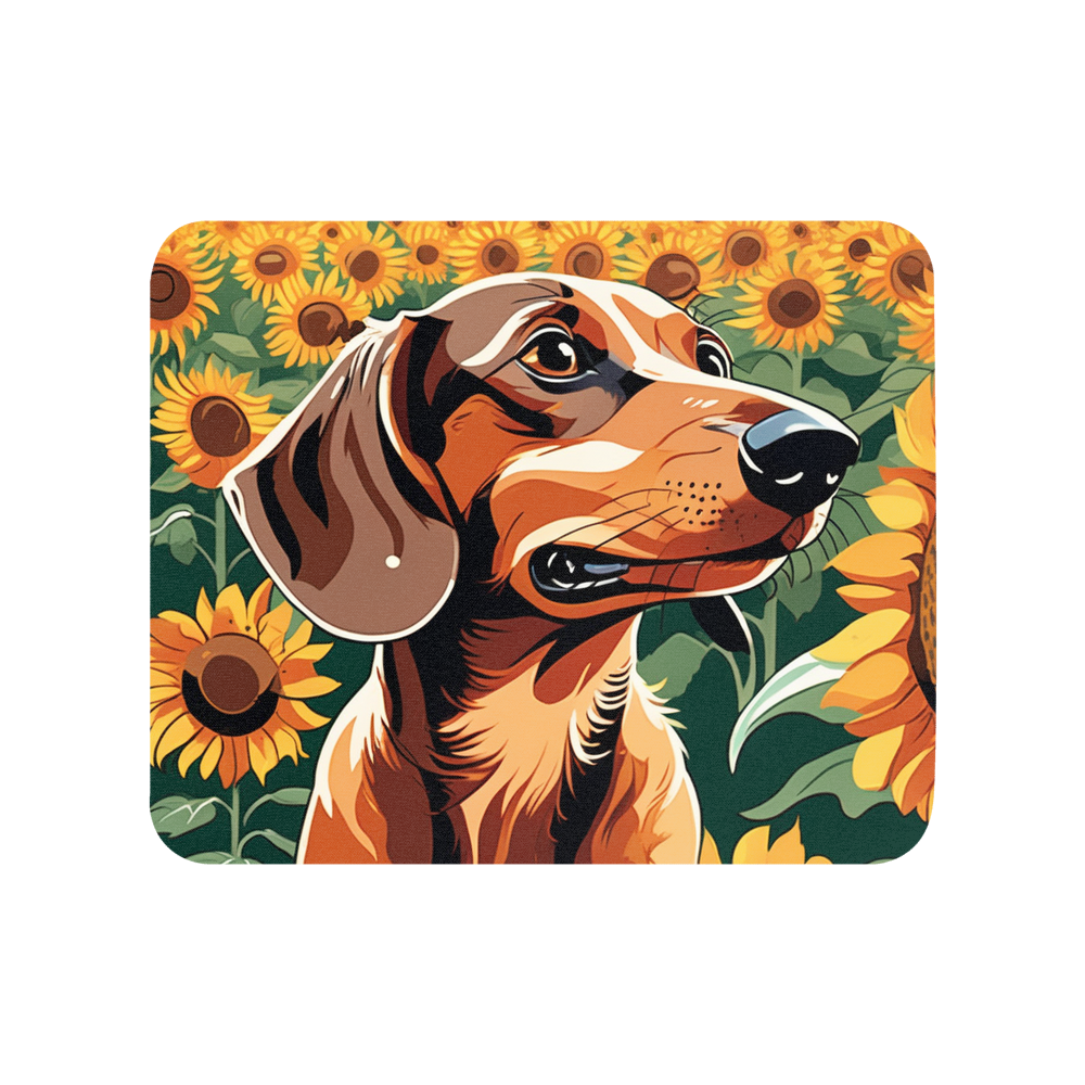 PugMug Custom Tan Dachshund Mouse Pad