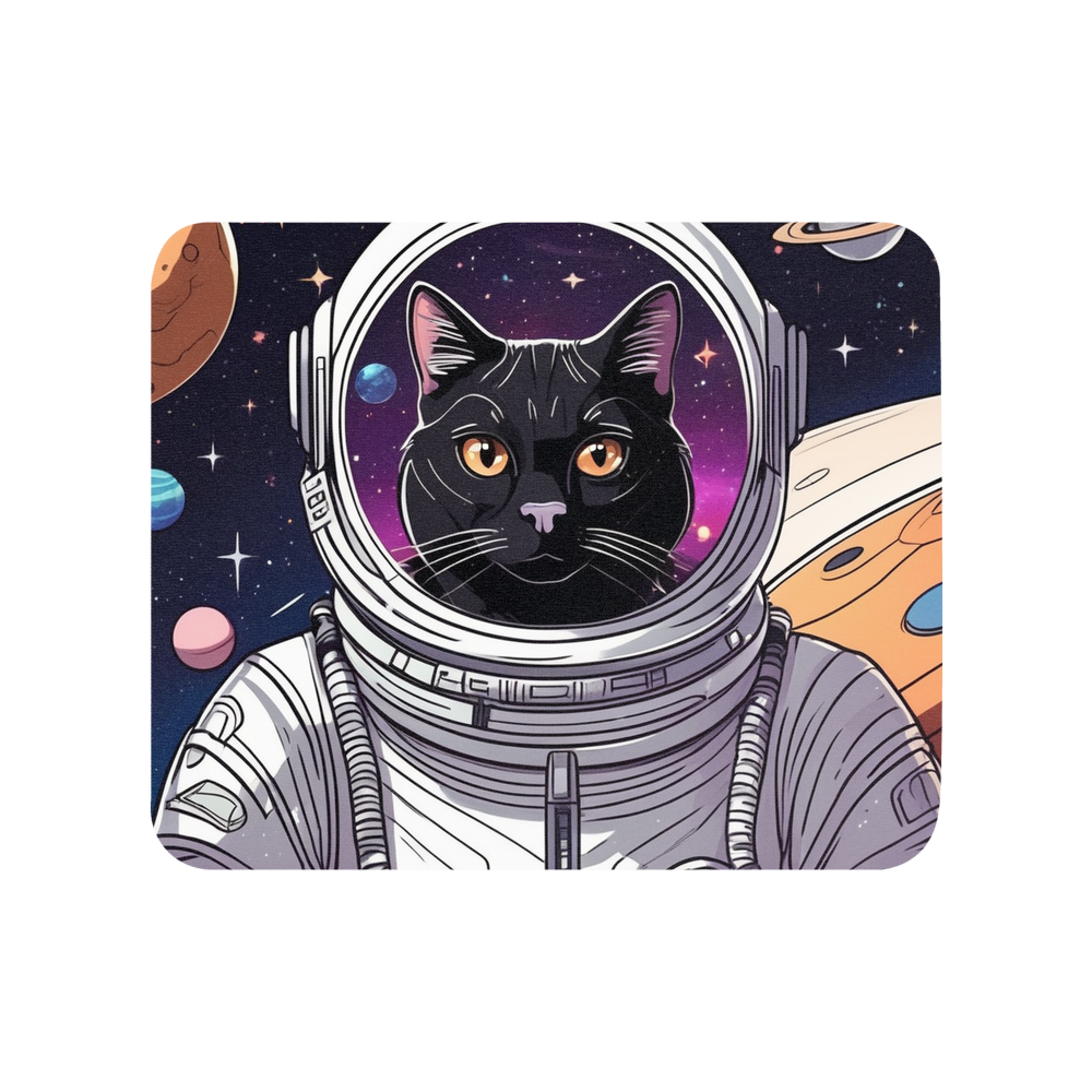 PugMug Custom Black Exotic Cat Mouse Pad