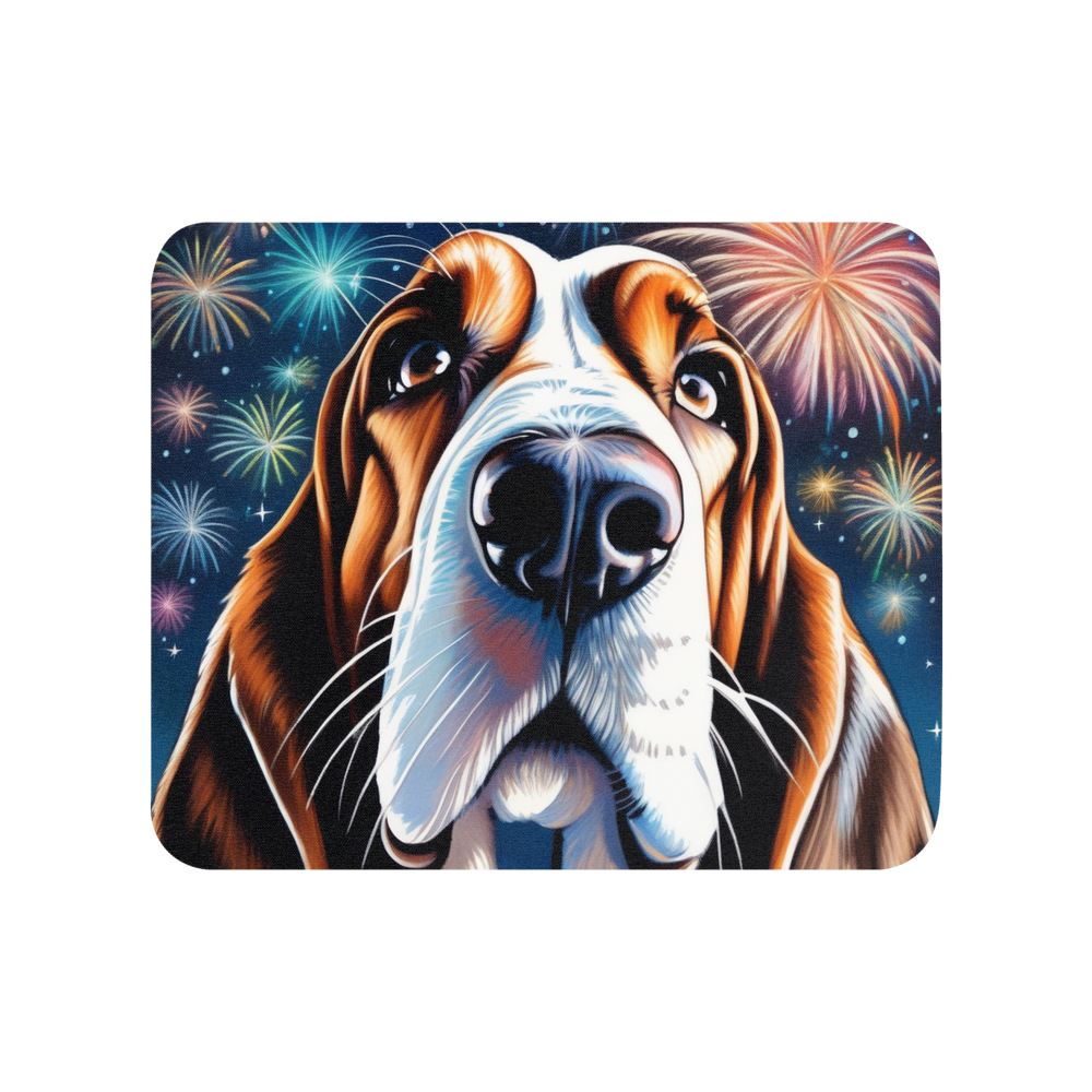 PugMug Custom Basset Hound Mouse Pad