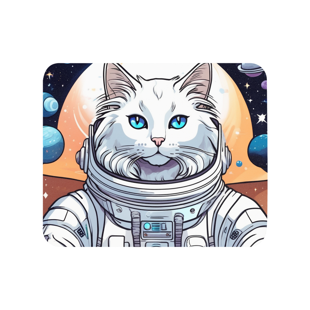 PugMug Custom White Ragdoll Cat Mouse Pad