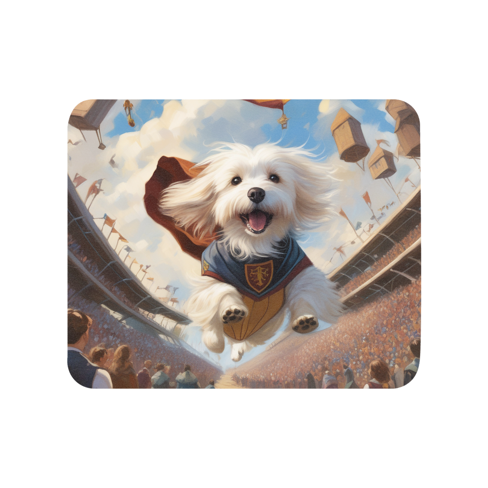 PugMug Custom White Havanese Dog Mouse Pad