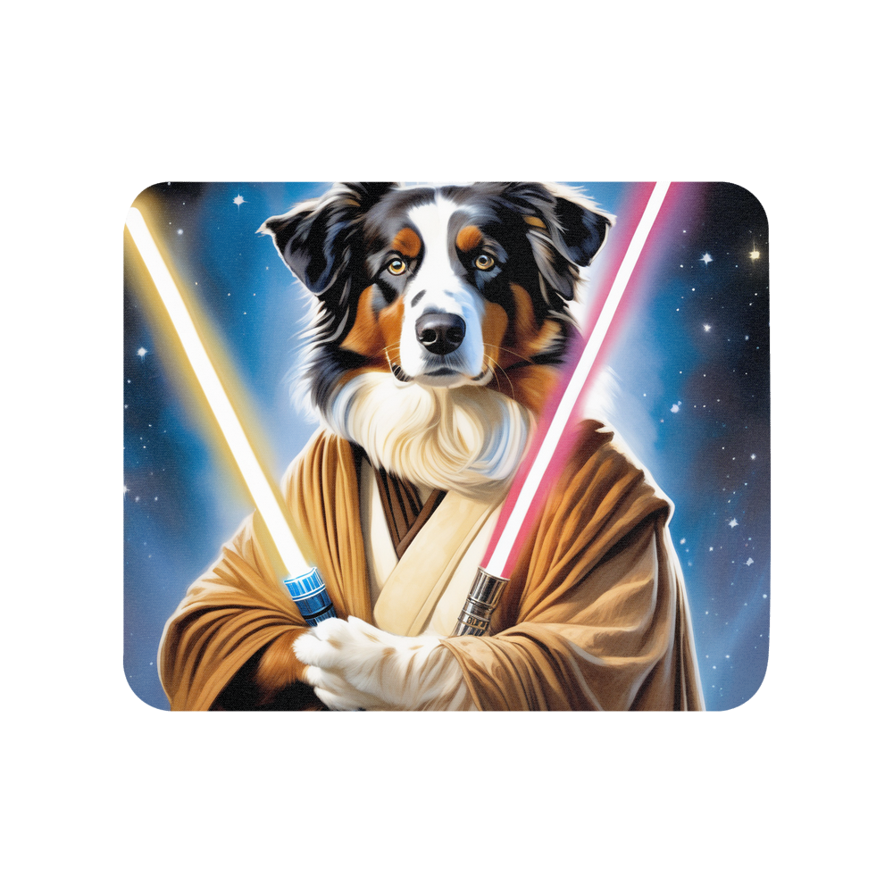 PugMug Custom Australian Shepherd Dog Mouse Pad