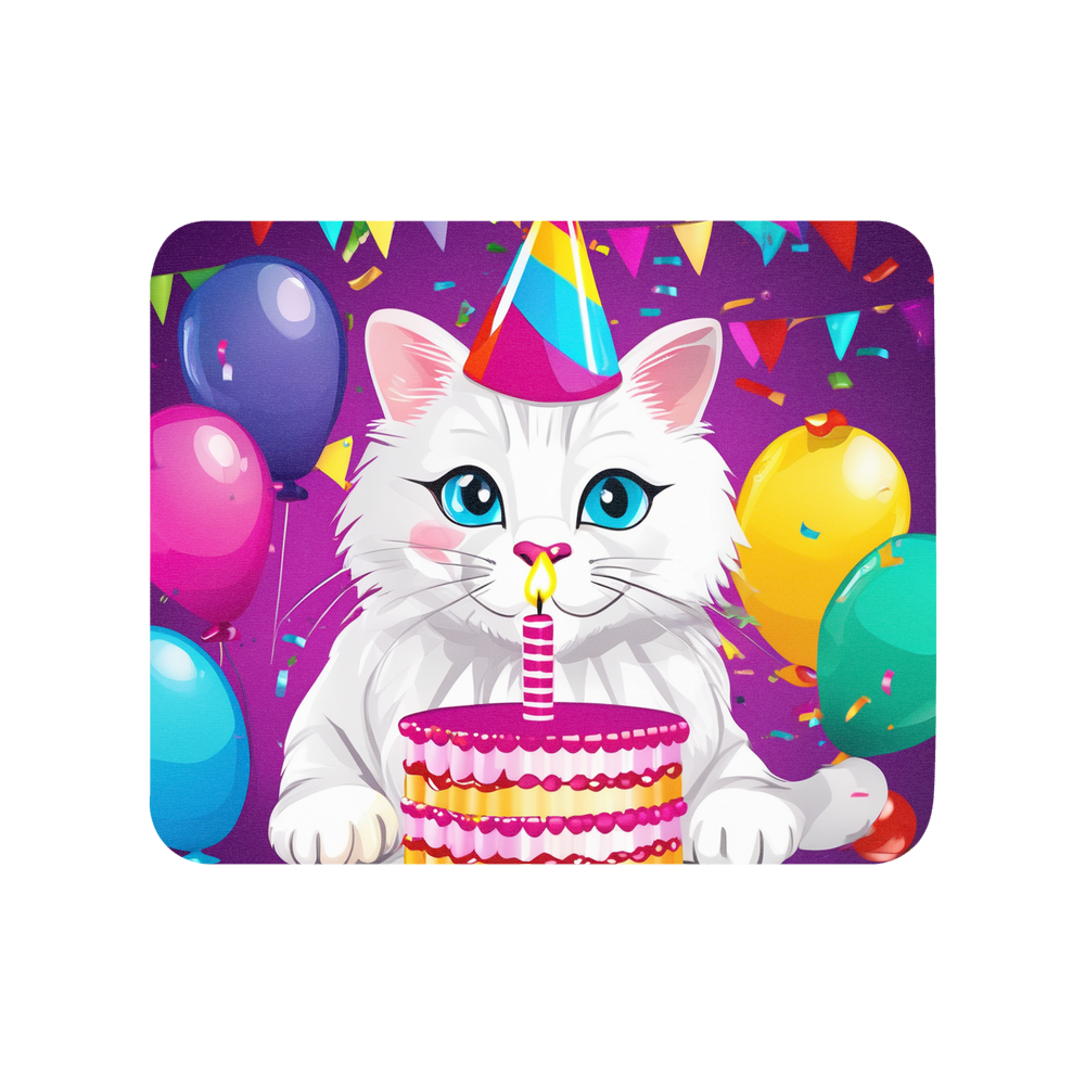 PugMug Custom White Exotic Cat Mouse Pad