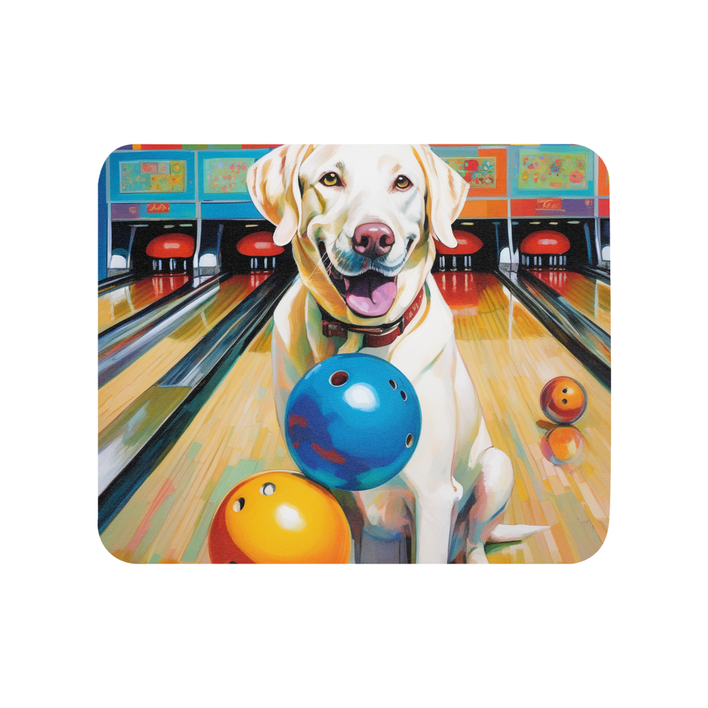 PugMug Custom White Labrador Retriever Mouse Pad
