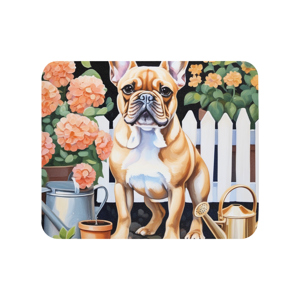 PugMug Custom Tan French Bulldog Mouse Pad