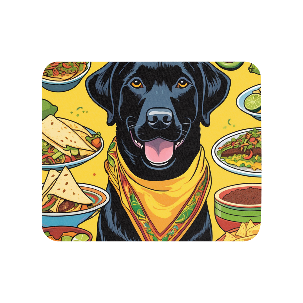 PugMug Custom Black Labrador Retriever Mouse Pad