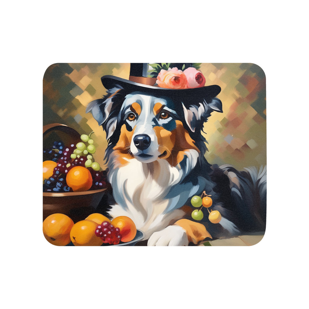 PugMug Custom Australian Shepherd Dog Mouse Pad