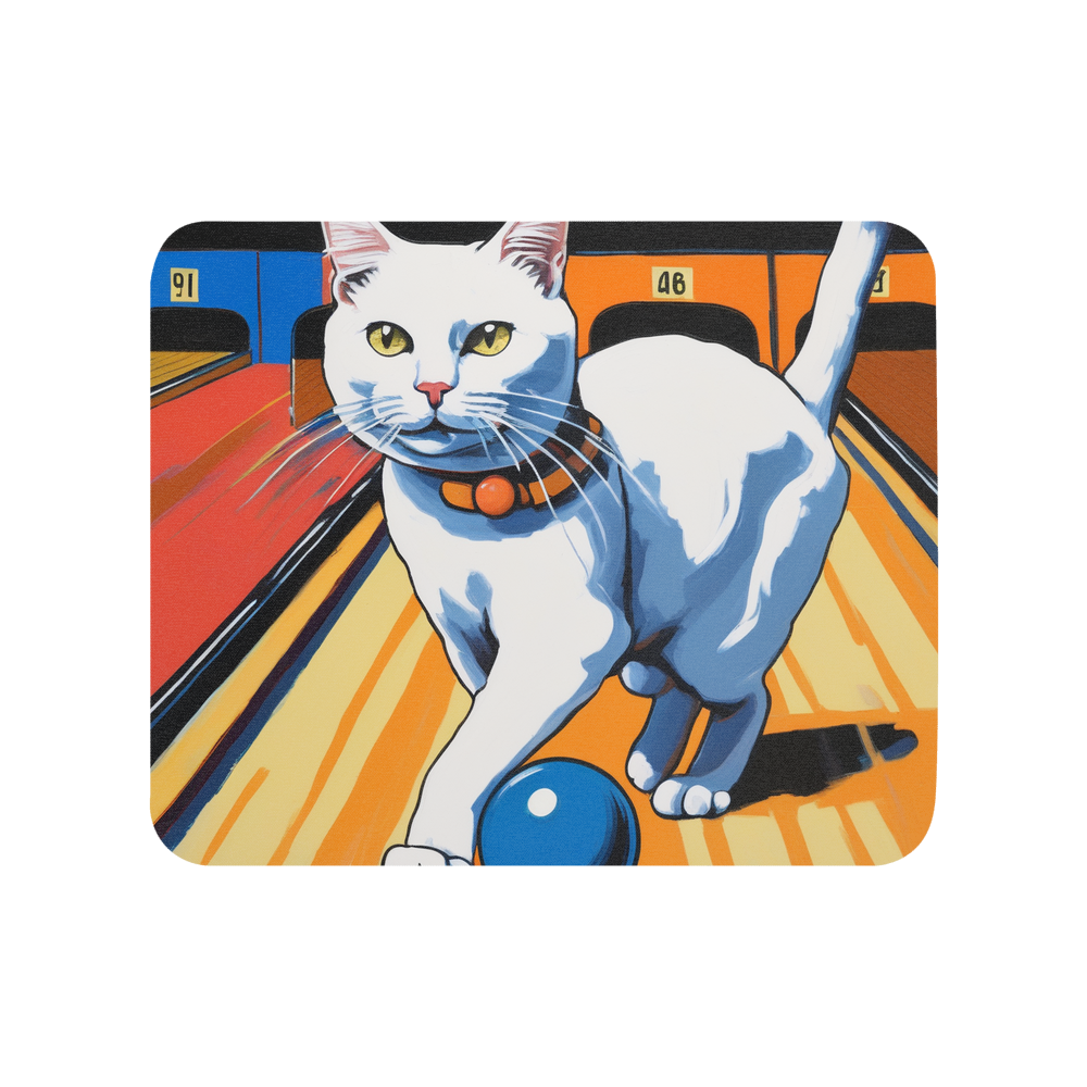 PugMug Custom White Companion Cat Mouse Pad