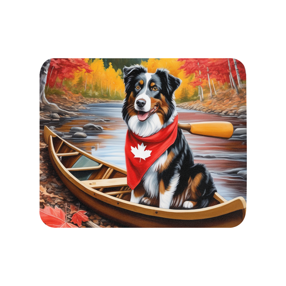 PugMug Custom Australian Shepherd Dog Mouse Pad