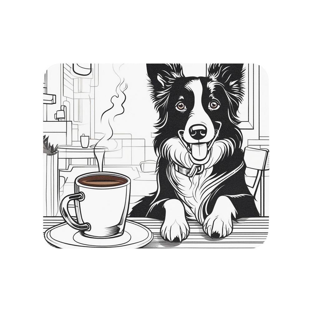 PugMug Custom Border Collie Mouse Pad