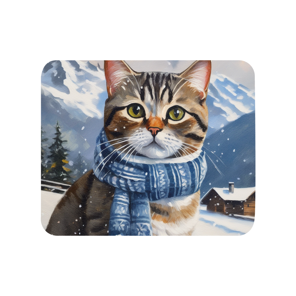 PugMug Custom Tabby British Shorthair Cat Mouse Pad