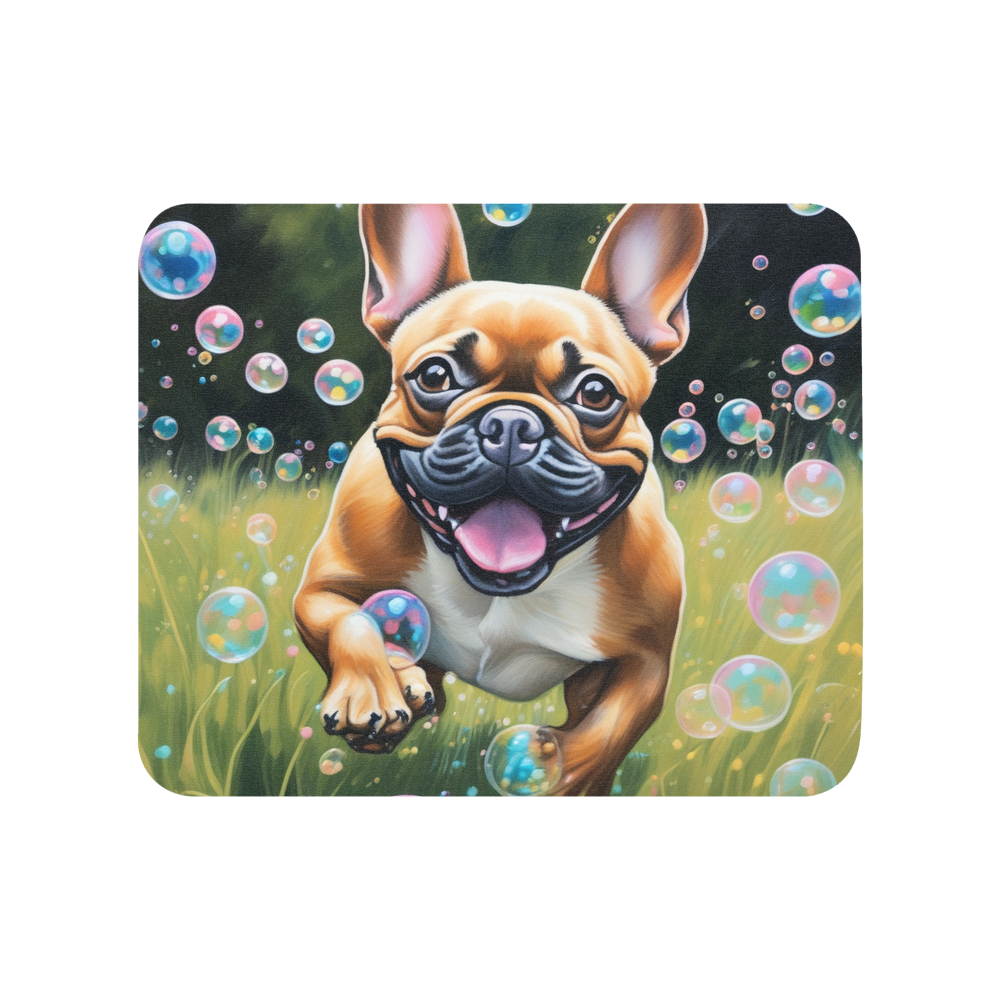 PugMug Custom Tan French Bulldog Mouse Pad