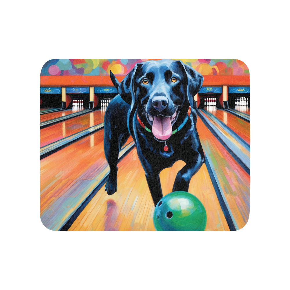 PugMug Custom Black Labrador Retriever Mouse Pad