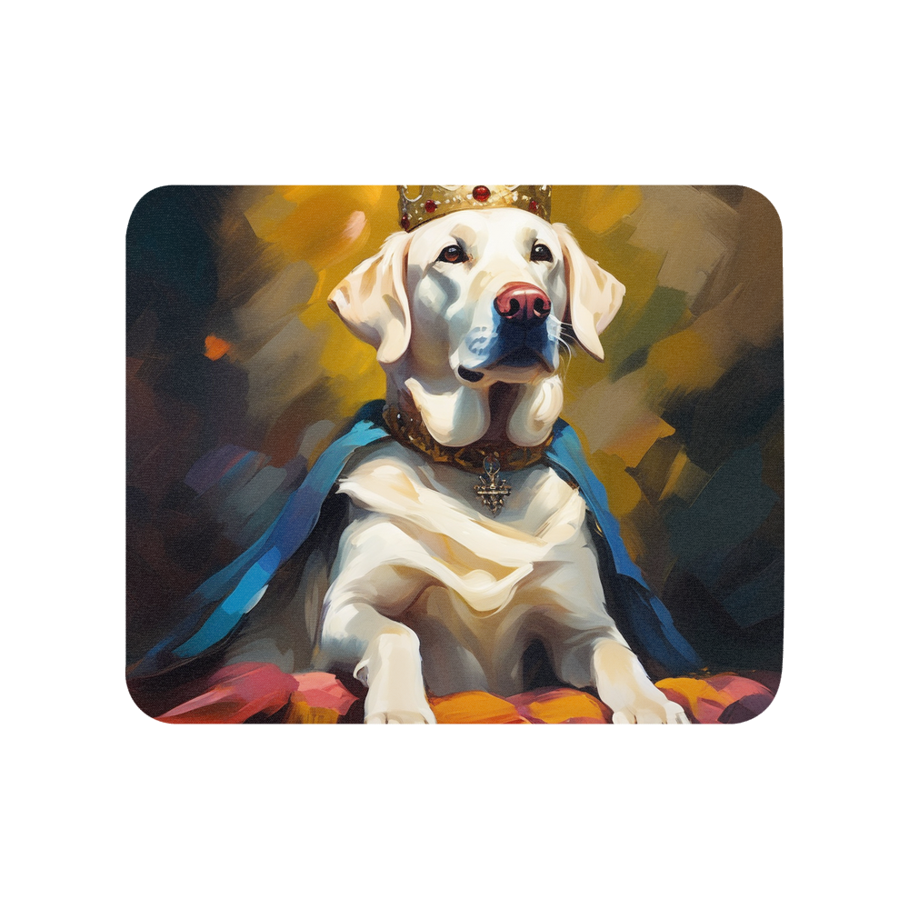 PugMug Custom White Labrador Retriever Mouse Pad