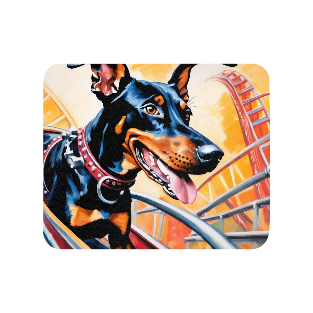 PugMug Custom Doberman Pinscher Mouse Pad