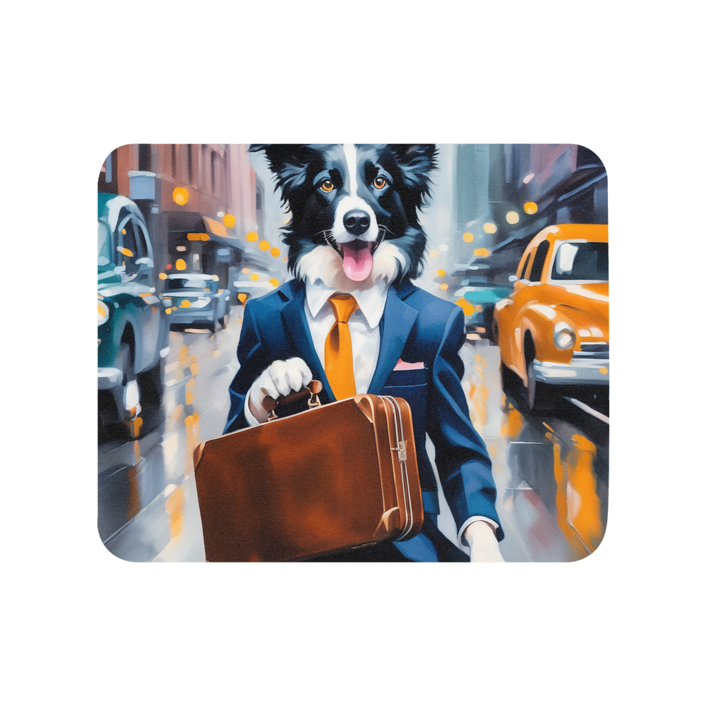 PugMug Custom Border Collie Mouse Pad