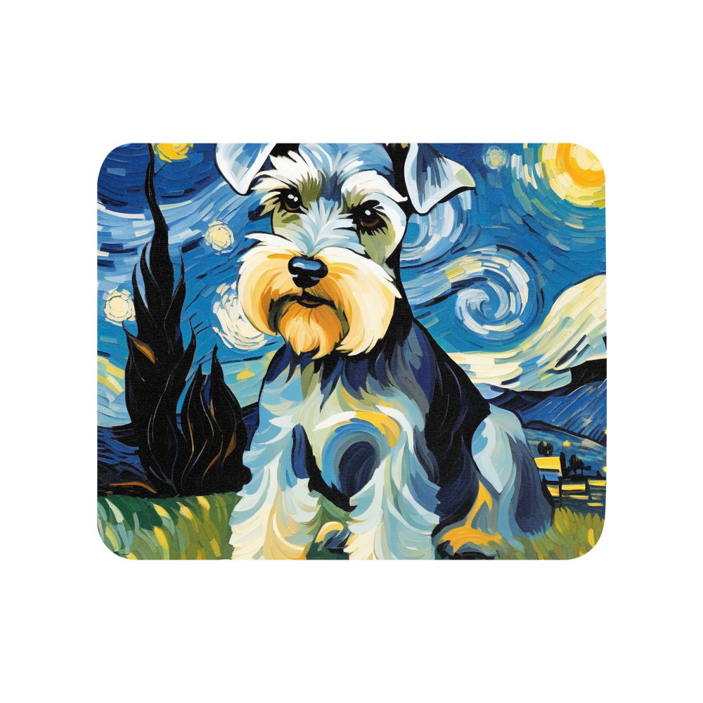 PugMug Custom Miniature Schnauzer Mouse Pad