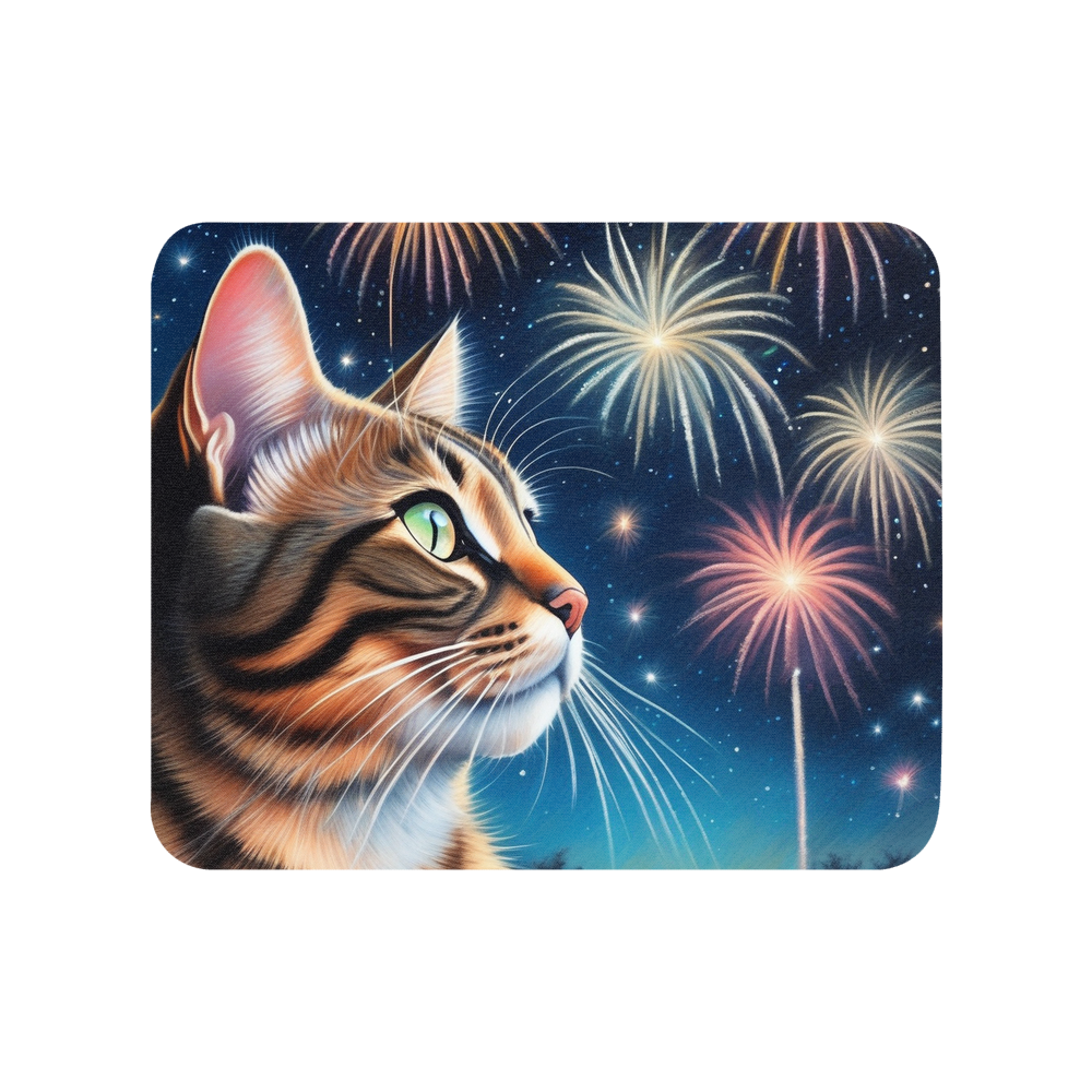 PugMug Custom Tabby Exotic Cat Mouse Pad