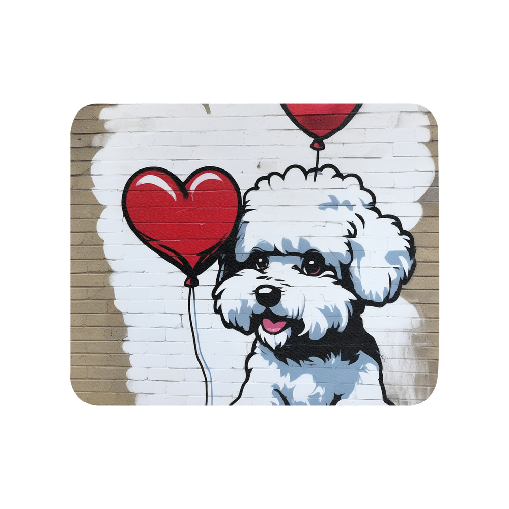 PugMug Custom Bichons Frise Mouse Pad