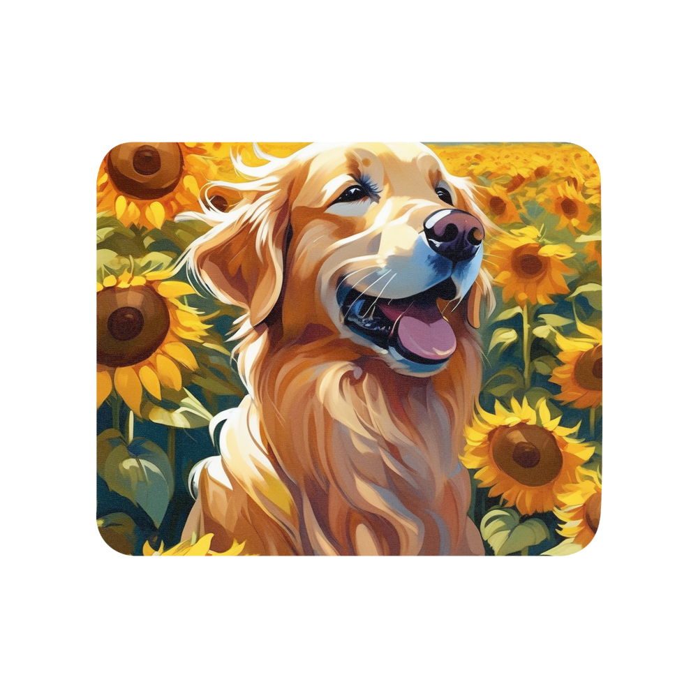 PugMug Custom Golden Retriever Mouse Pad