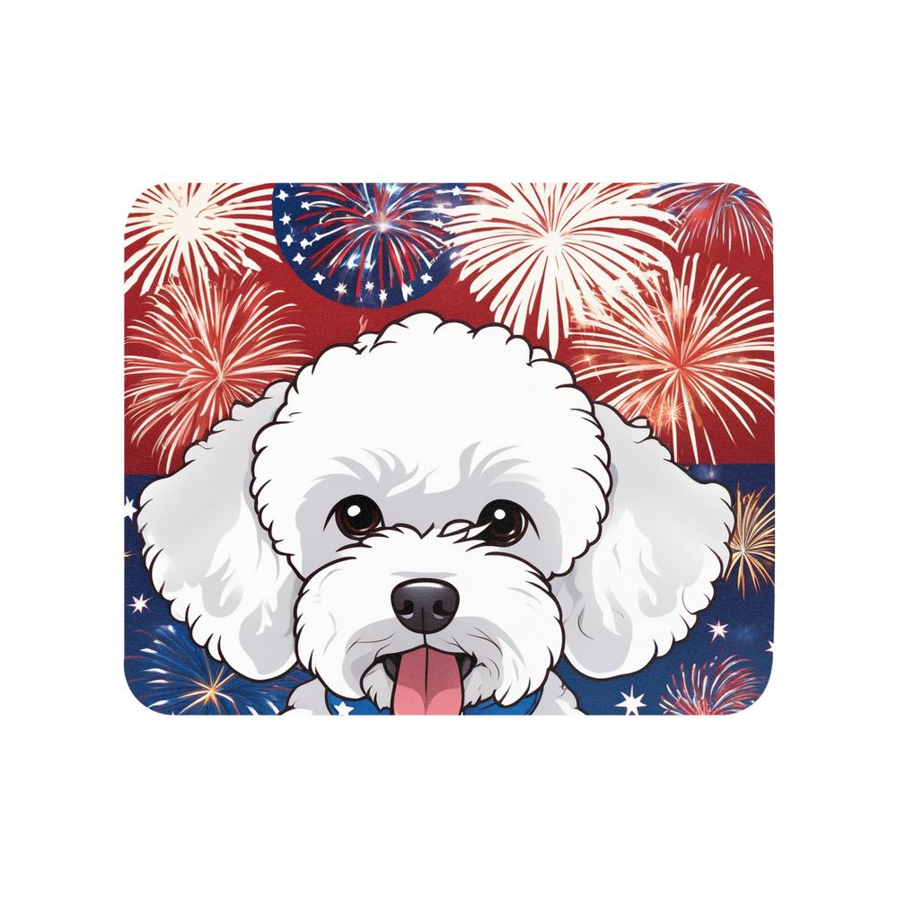 PugMug Custom Bichons Frise Mouse Pad