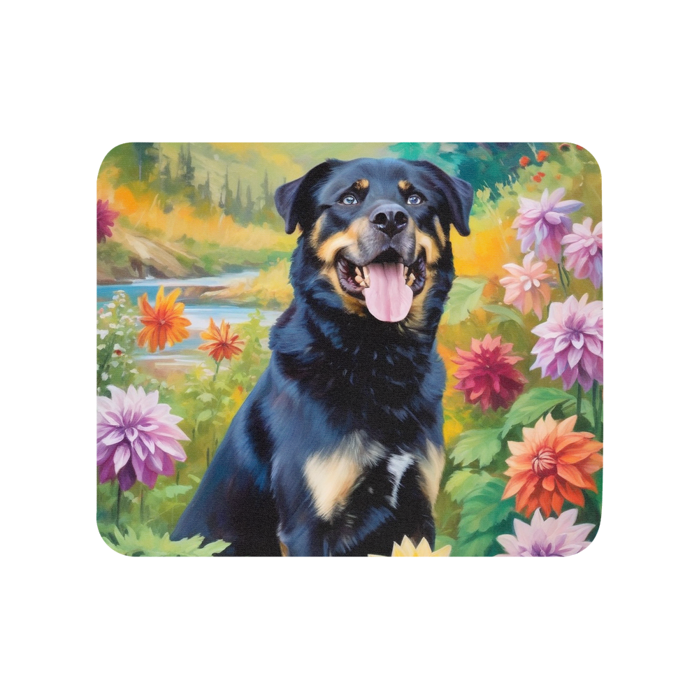 PugMug Custom Blue Mouse Pad