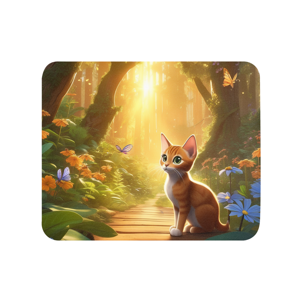 PugMug Custom Tabby Abyssinian Cat Mouse Pad