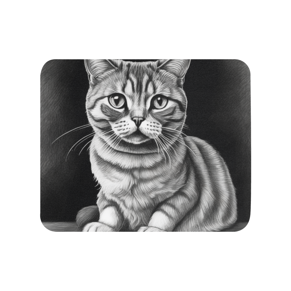 PugMug Custom Tabby Scottish Fold Cat Mouse Pad