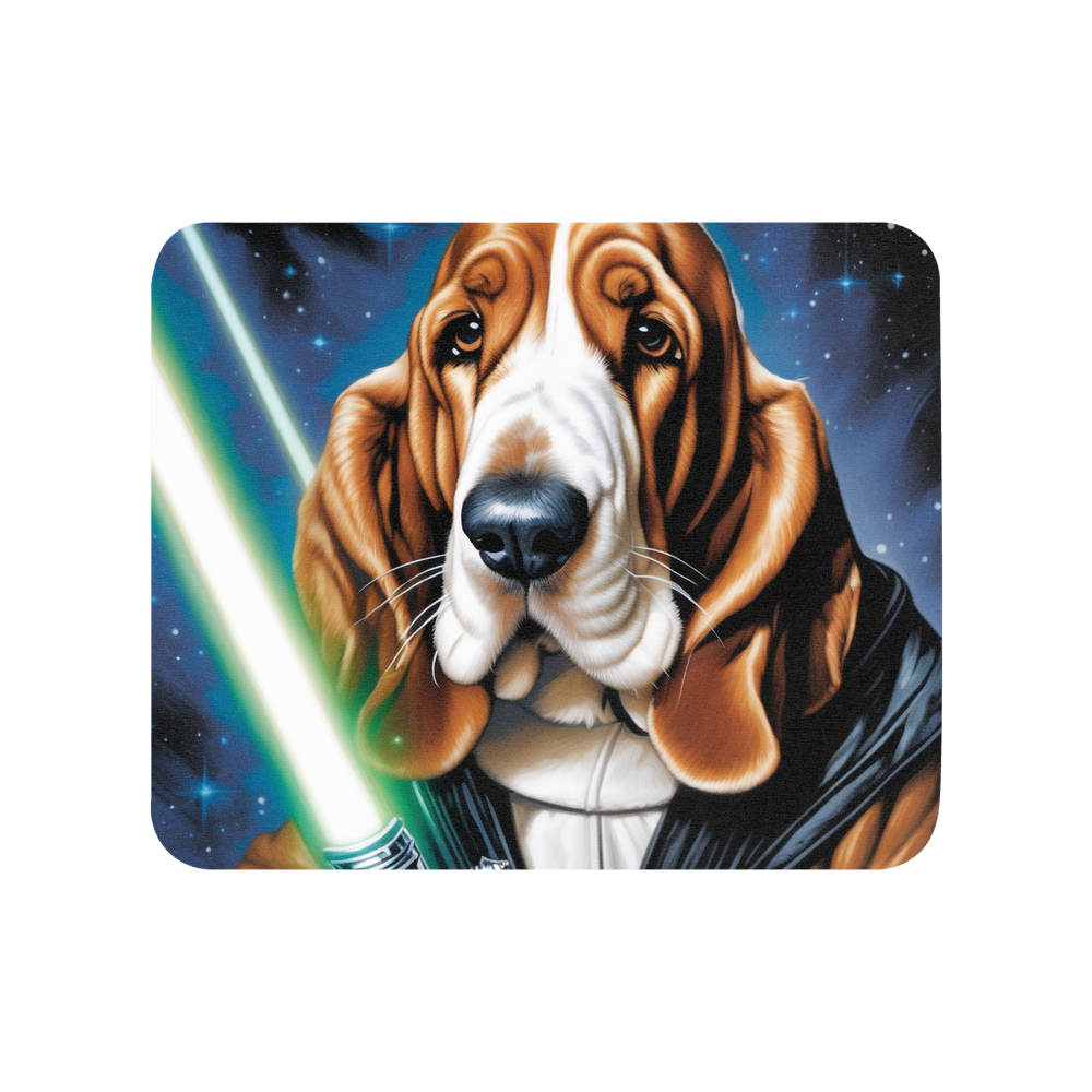 PugMug Custom Basset Hound Mouse Pad