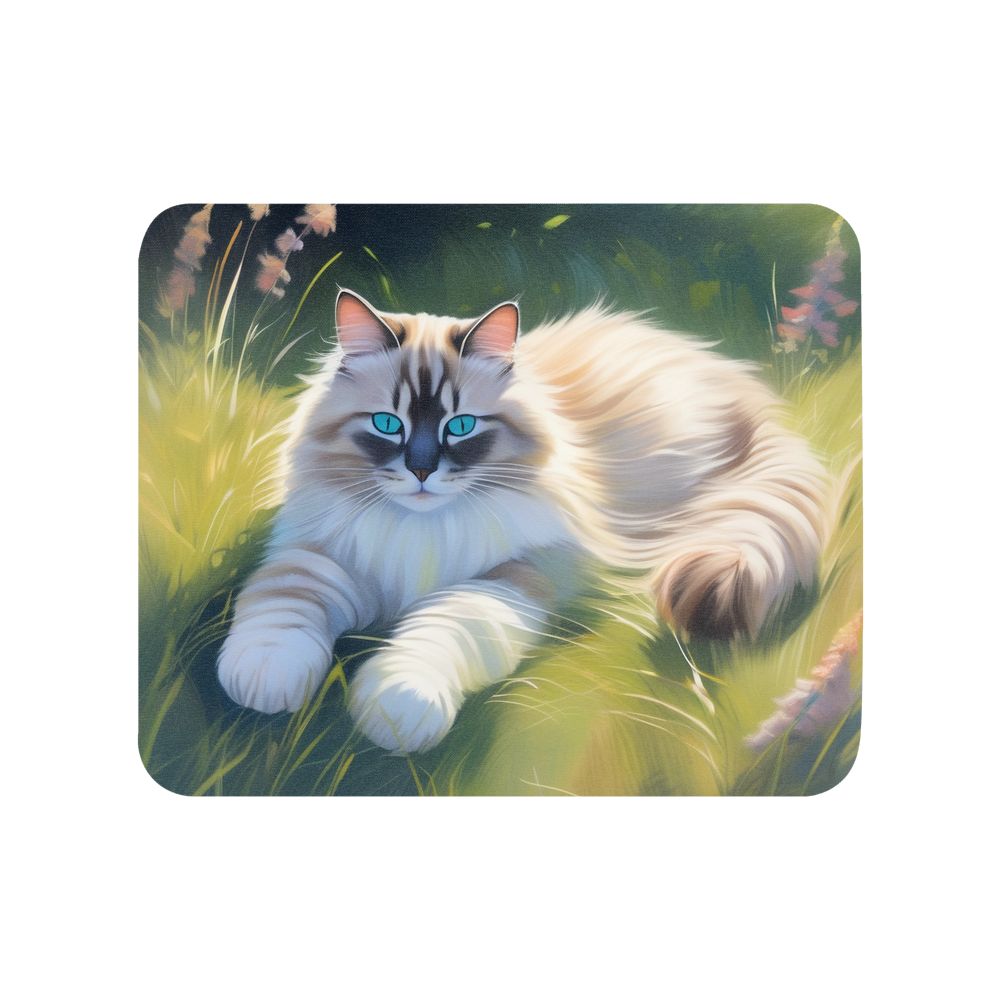 PugMug Custom Tabby Ragdoll Cat Mouse Pad