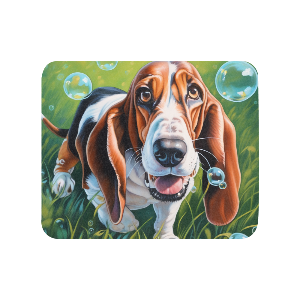 PugMug Custom Basset Hound Mouse Pad