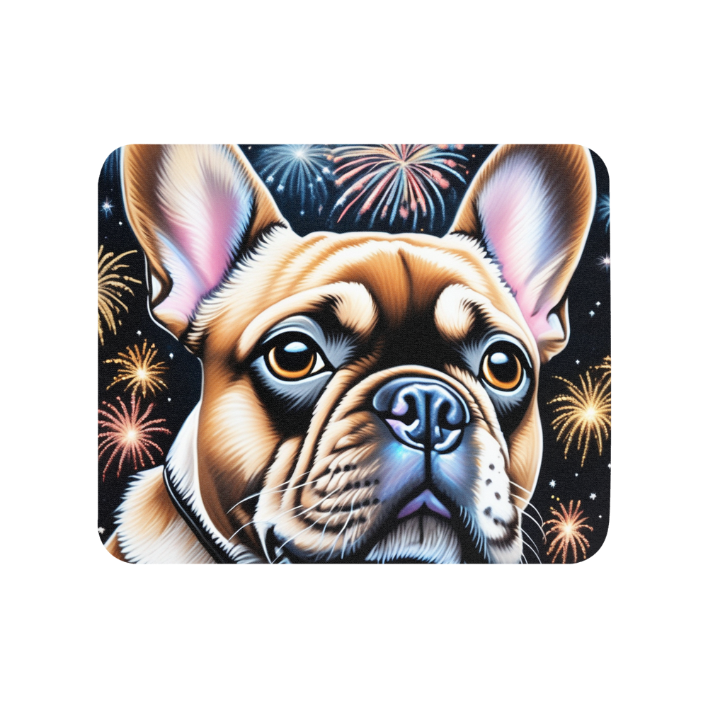 PugMug Custom Tan French Bulldog Mouse Pad