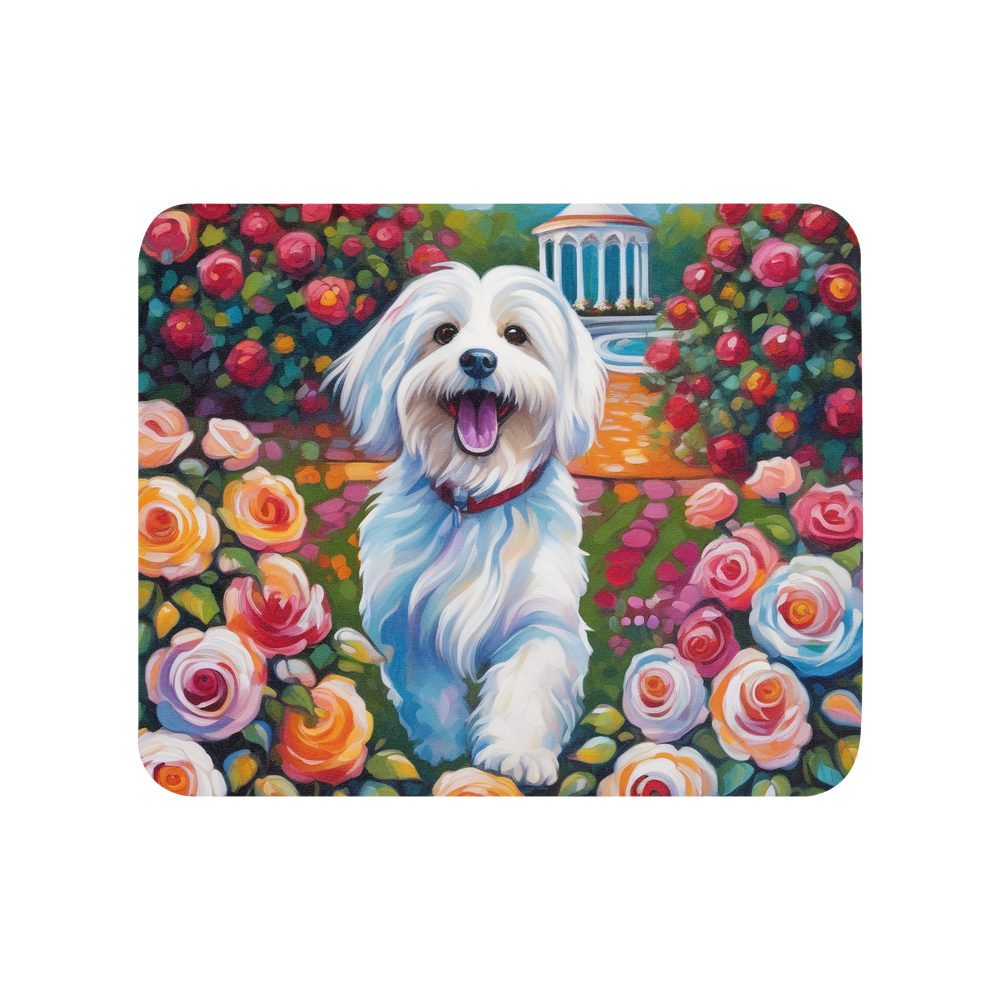 PugMug Custom White Havanese Dog Mouse Pad